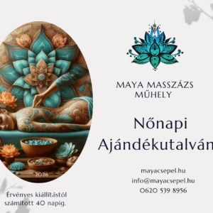 Nőnapi masszázs utalvány